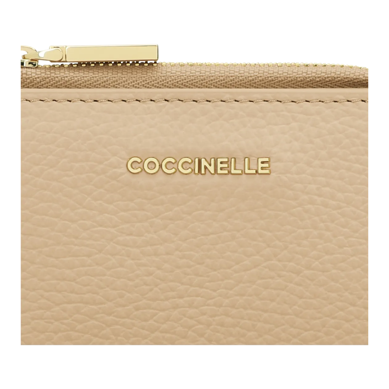 Coccinelle METALLIC SOFT Card Holder, Toasted