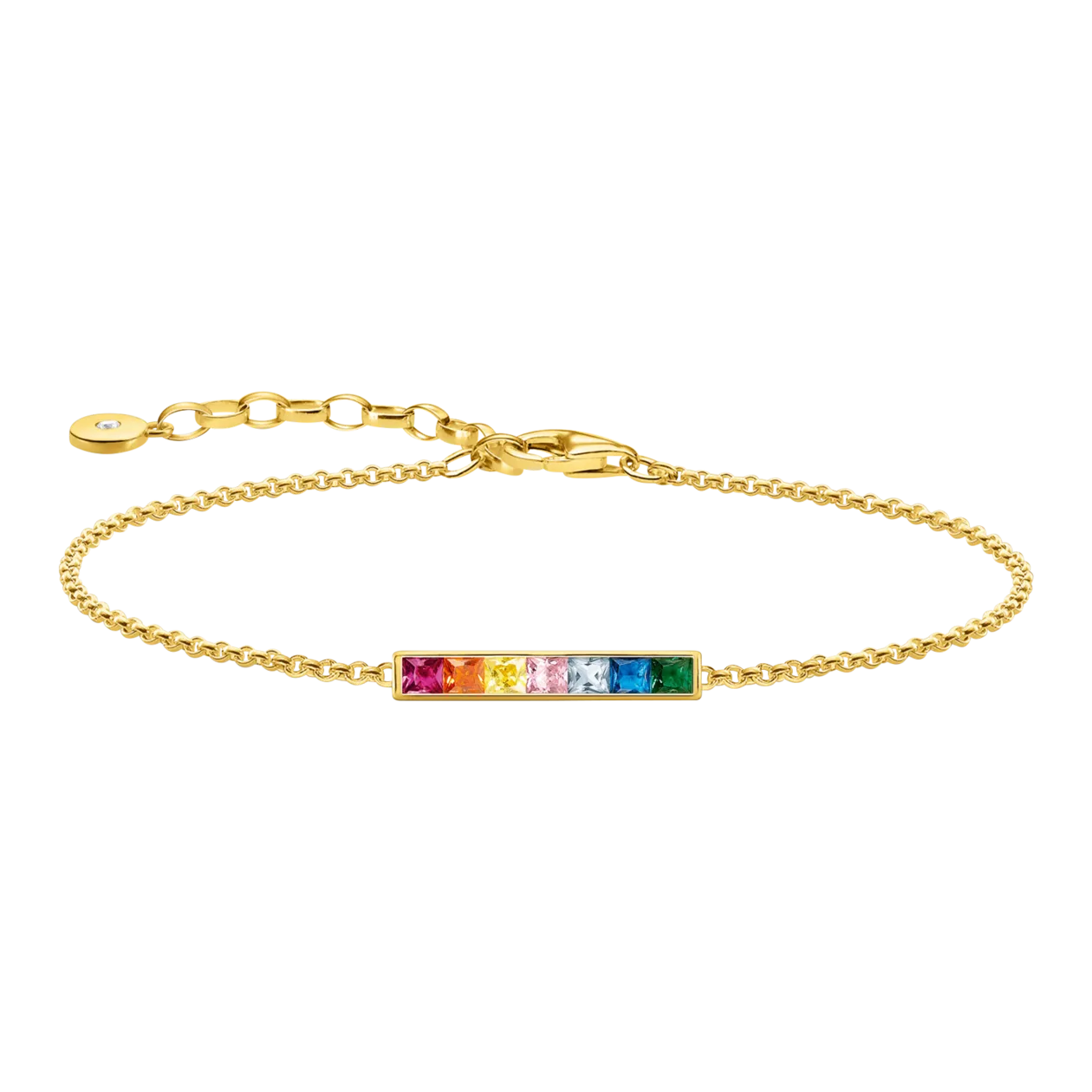 THOMAS SABO Rainbow Bracelet, Gold-coloured