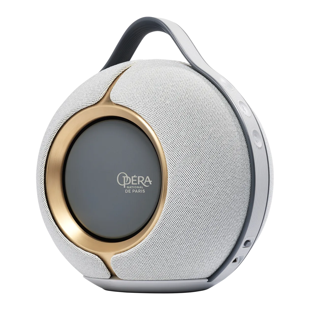 Devialet Mania Opéra de Paris Edition + Station de charge, Light Grey / Gold