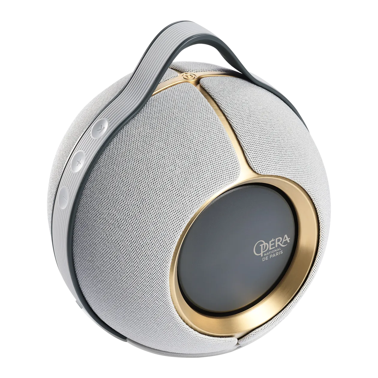 Devialet Mania Opéra de Paris Edition + Charging Station, Light Grey/Gold