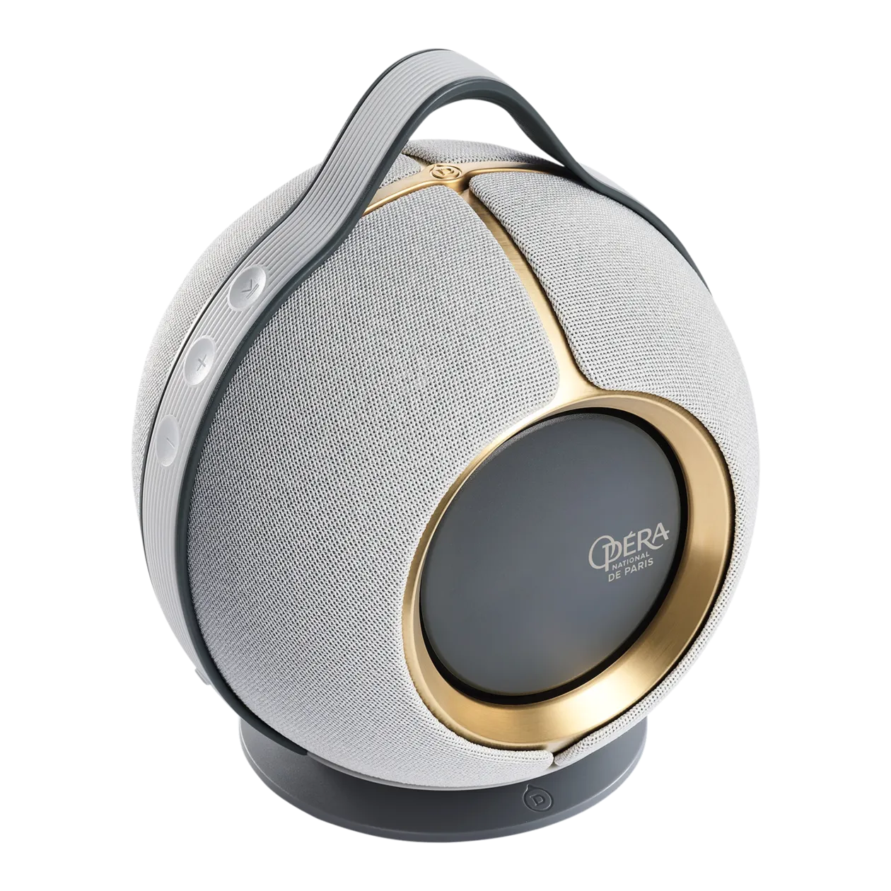 Devialet Mania Opéra de Paris Edition + Charging Station, Light Grey/Gold