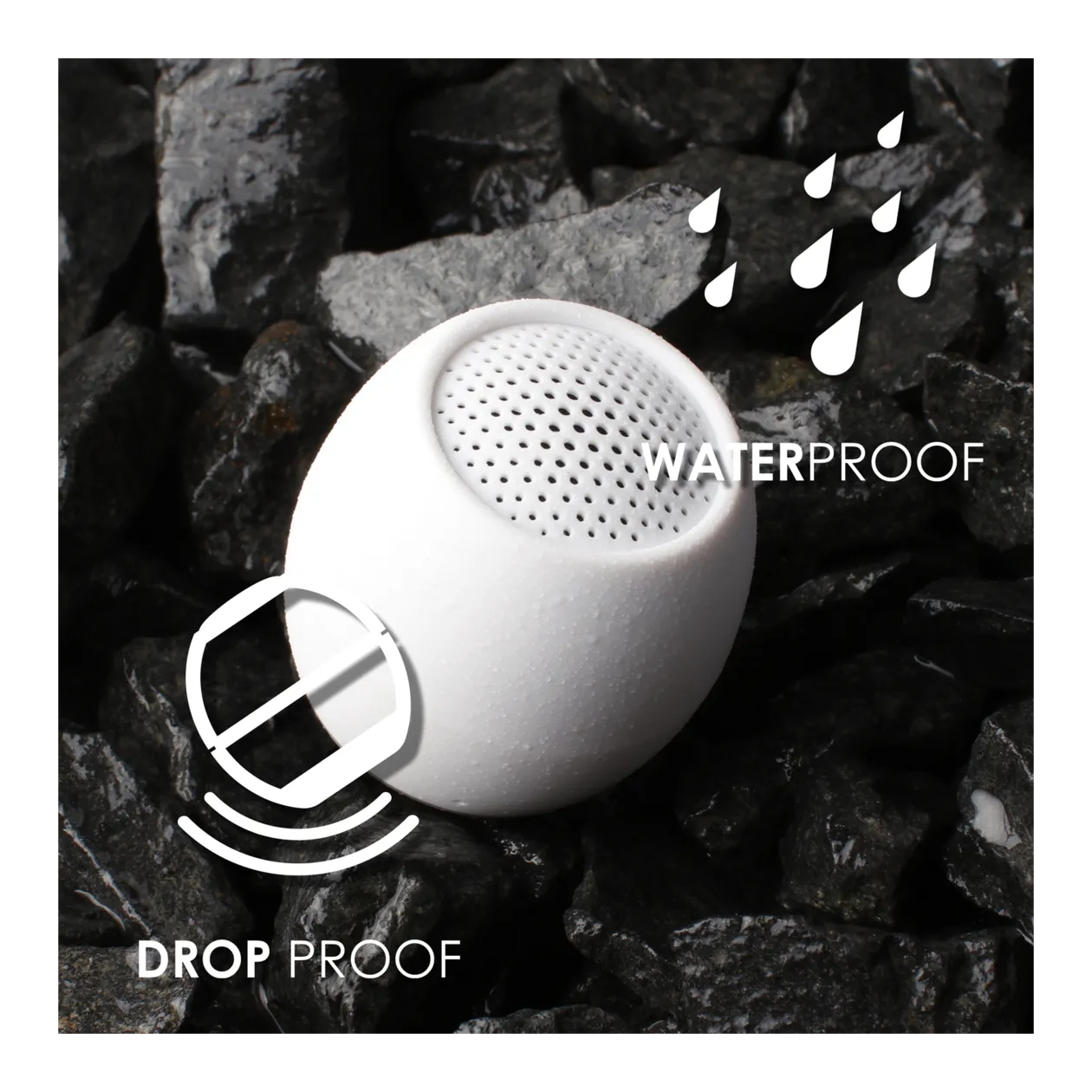 Boompods Zero Enceinte Bluetooth®, blanc