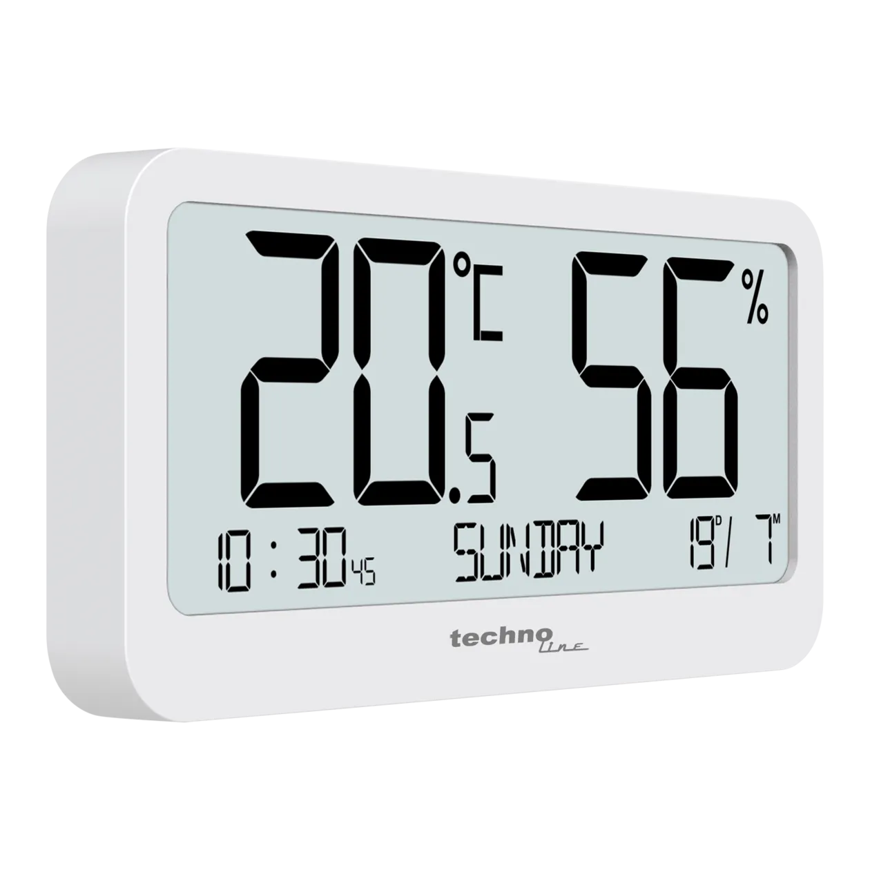 technoline WS9455 Thermometer/Hygrometer, Weiß