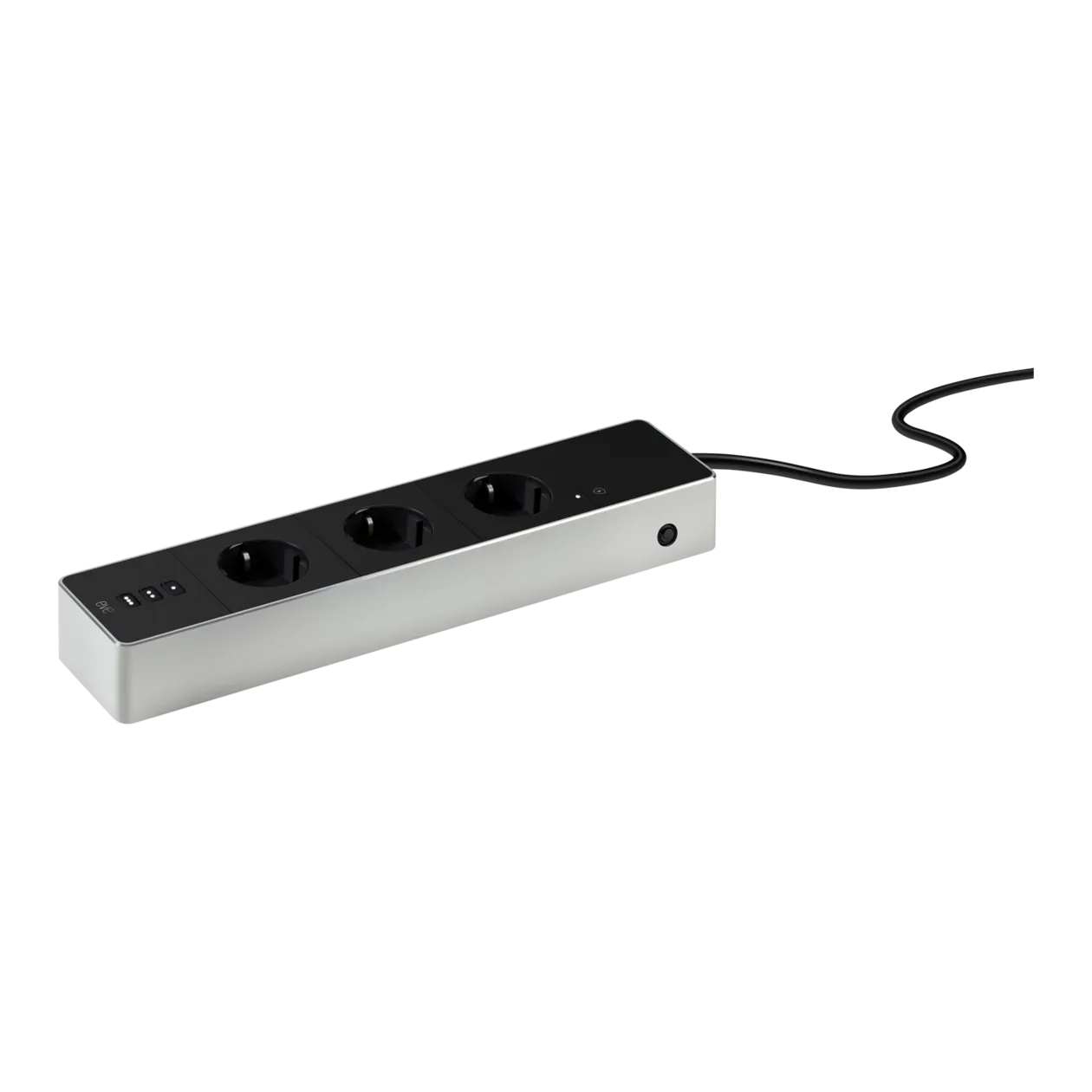 Eve Energy Strip Multiprise connectée trois prises, noir/aluminium