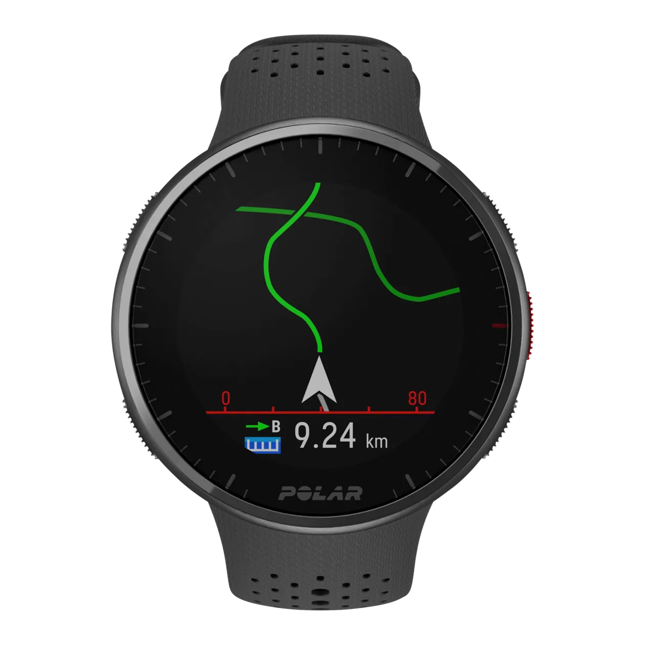 Polar Pacer Pro GPS-Laufuhr, Carbon Gray