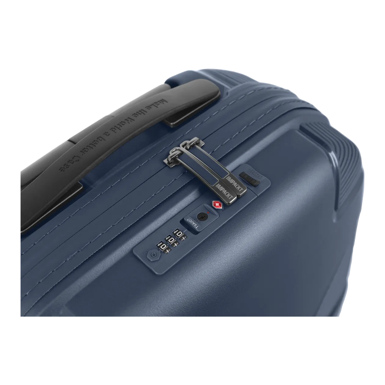 IMPACKT IP1 USB-Port Cabin Trolley, 4-Wheel, Glacier Blue