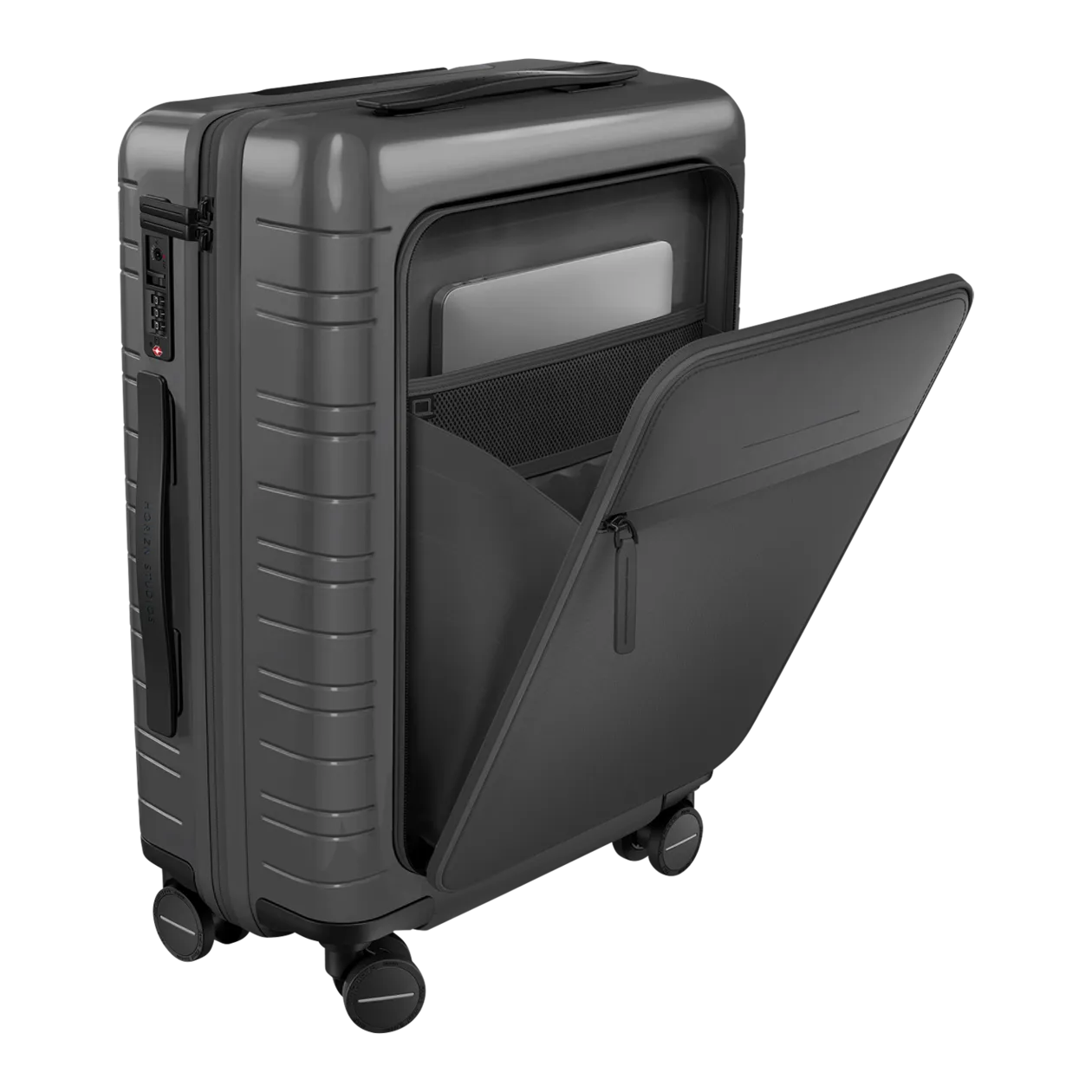 Horizn Studios M5 Smart Cabin Trolley, Glossy Graphite - Worldshop