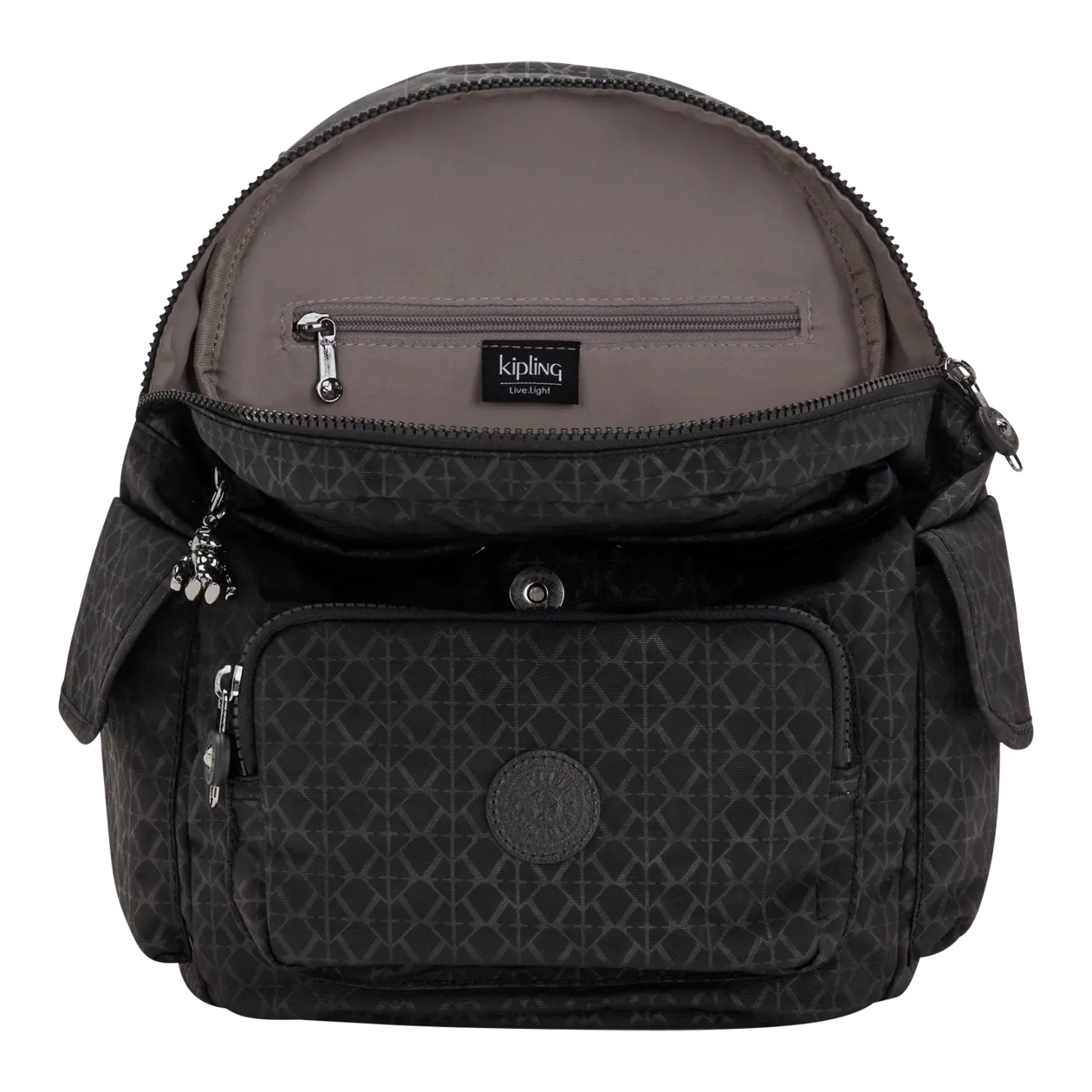 Kipling City Pack S Rucksack, Signature Embossed