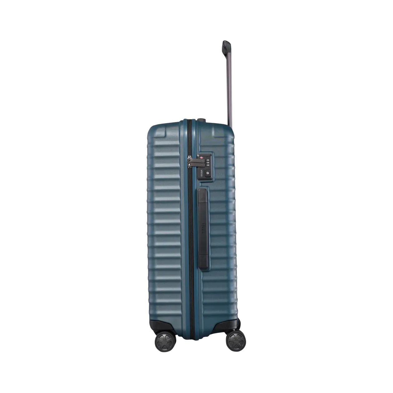 Titan LITRON Valise à roulettes M, 4 roulettes, petrol