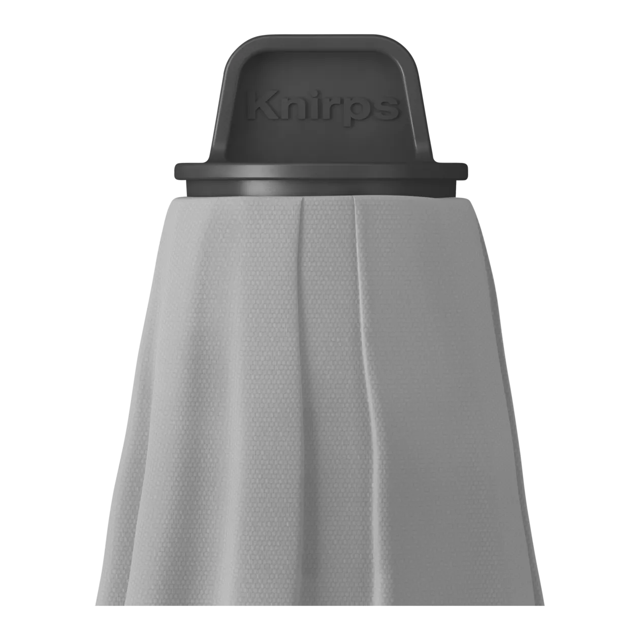 Knirps Apoll Parasol droit à manivelle, 240 x 240 cm, Light Grey