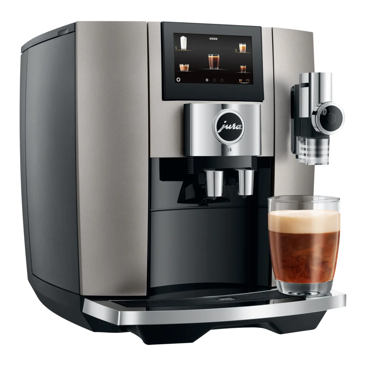 JURA J8 (EA) Kaffeevollautomat, Midnight Silver