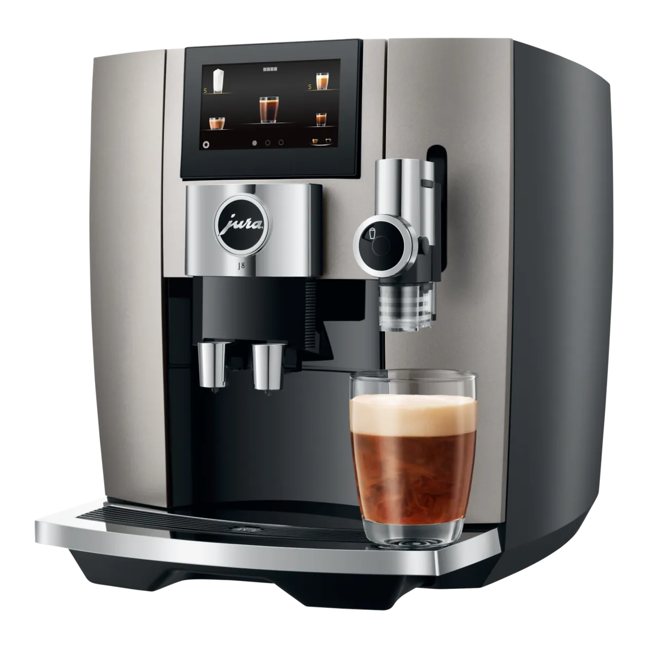 JURA J8 (EA) Kaffeevollautomat, Midnight Silver