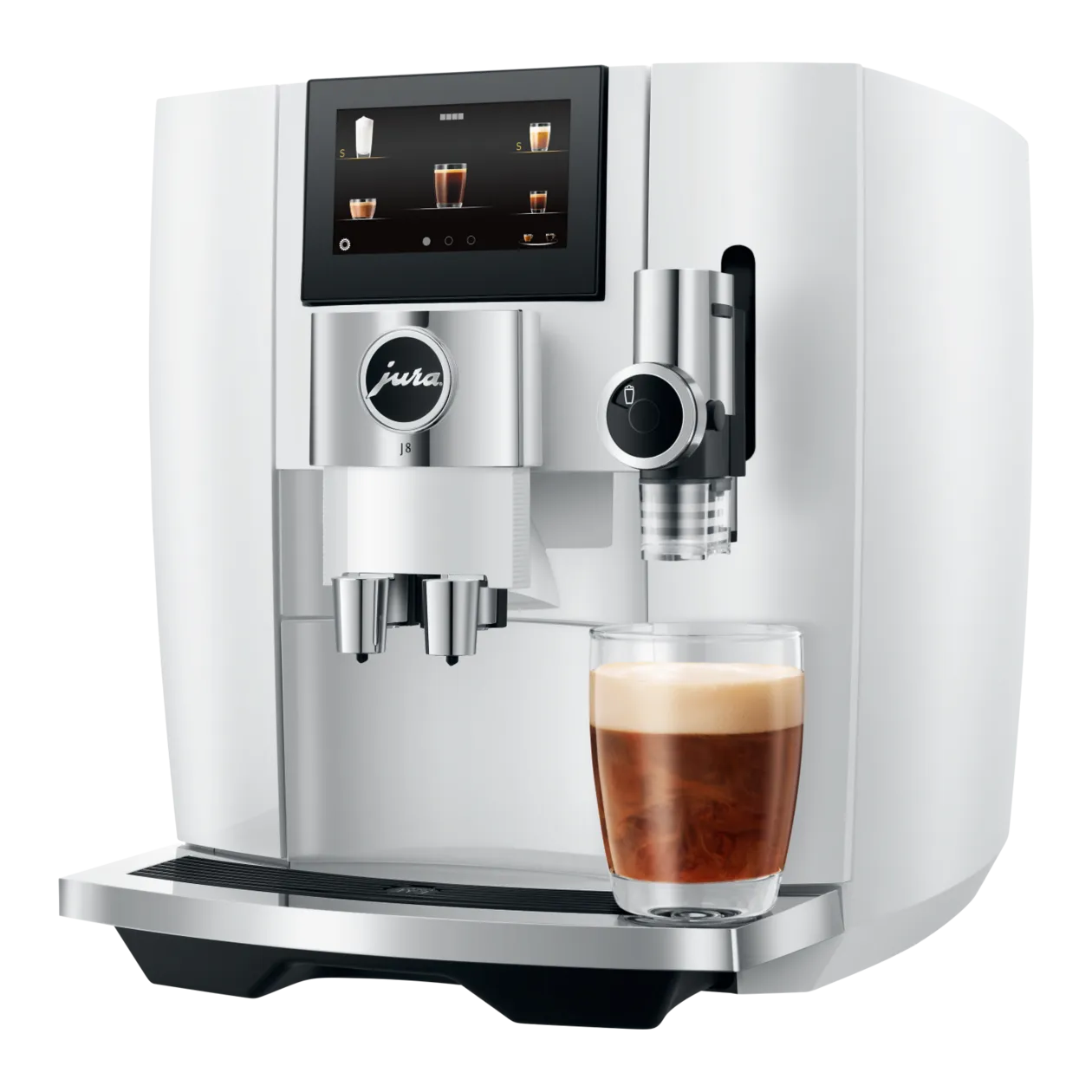 JURA J8 (EA) Kaffeevollautomat, Piano White