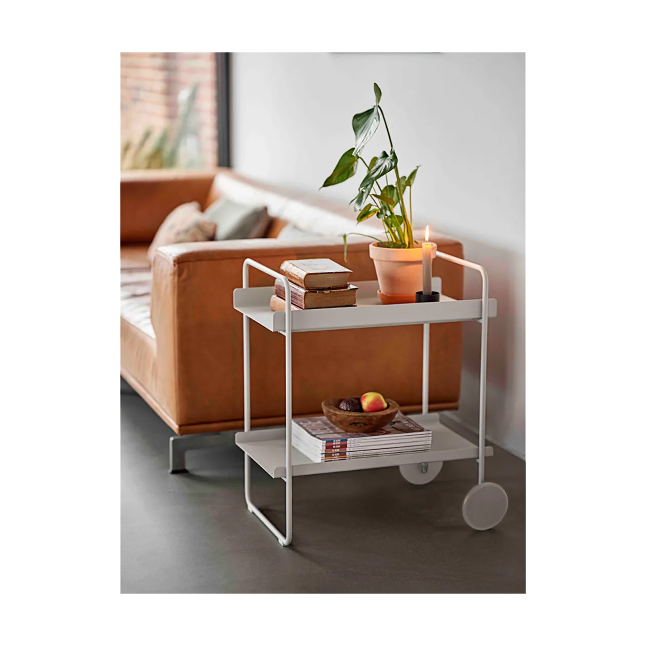 Zone Denmark A-Cocktail Trolley Chariot de bar, Soft Grey