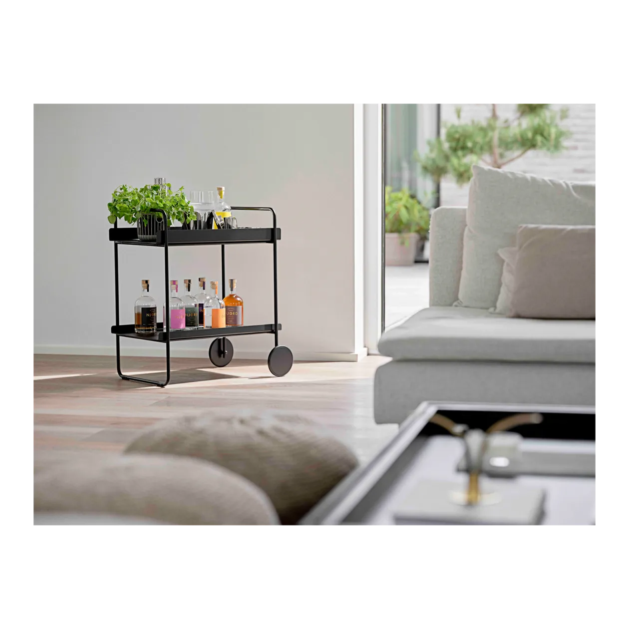 Zone Denmark A-Cocktail Trolley Chariot de bar, Black