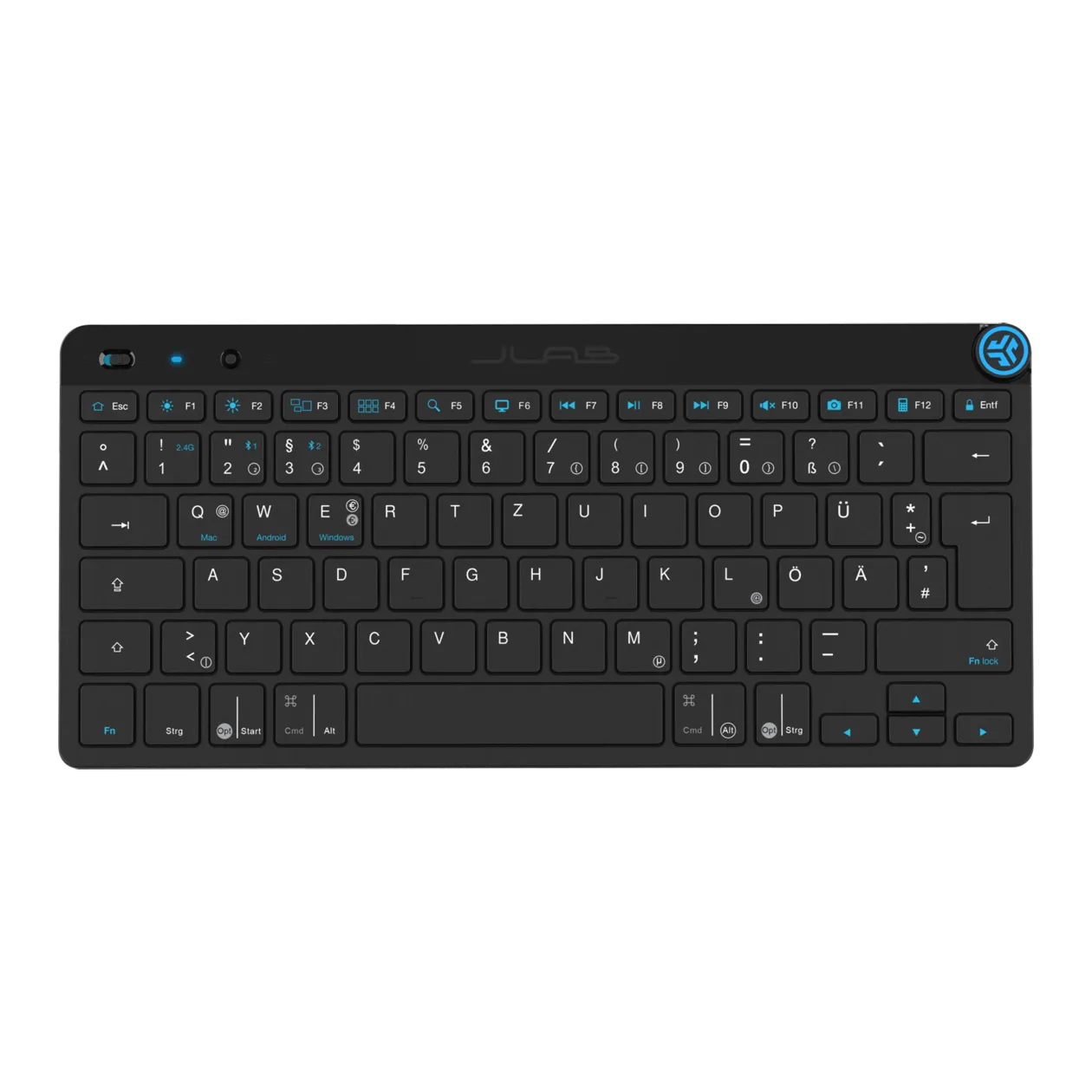 JLab GO Clavier DE, noir