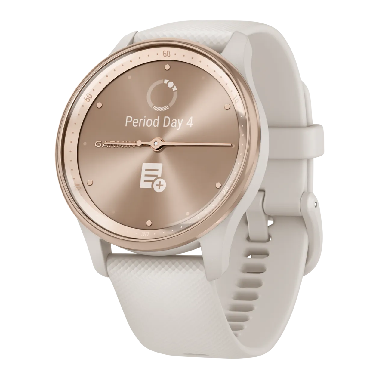 Garmin vívomove® Trend Smartwatch, Creme/Perlgold