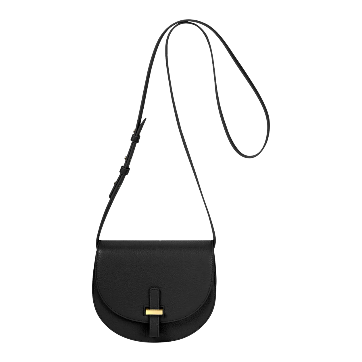 Chi Chi Fan Halfmoon Bag Mini Umhängetasche, Schwarz