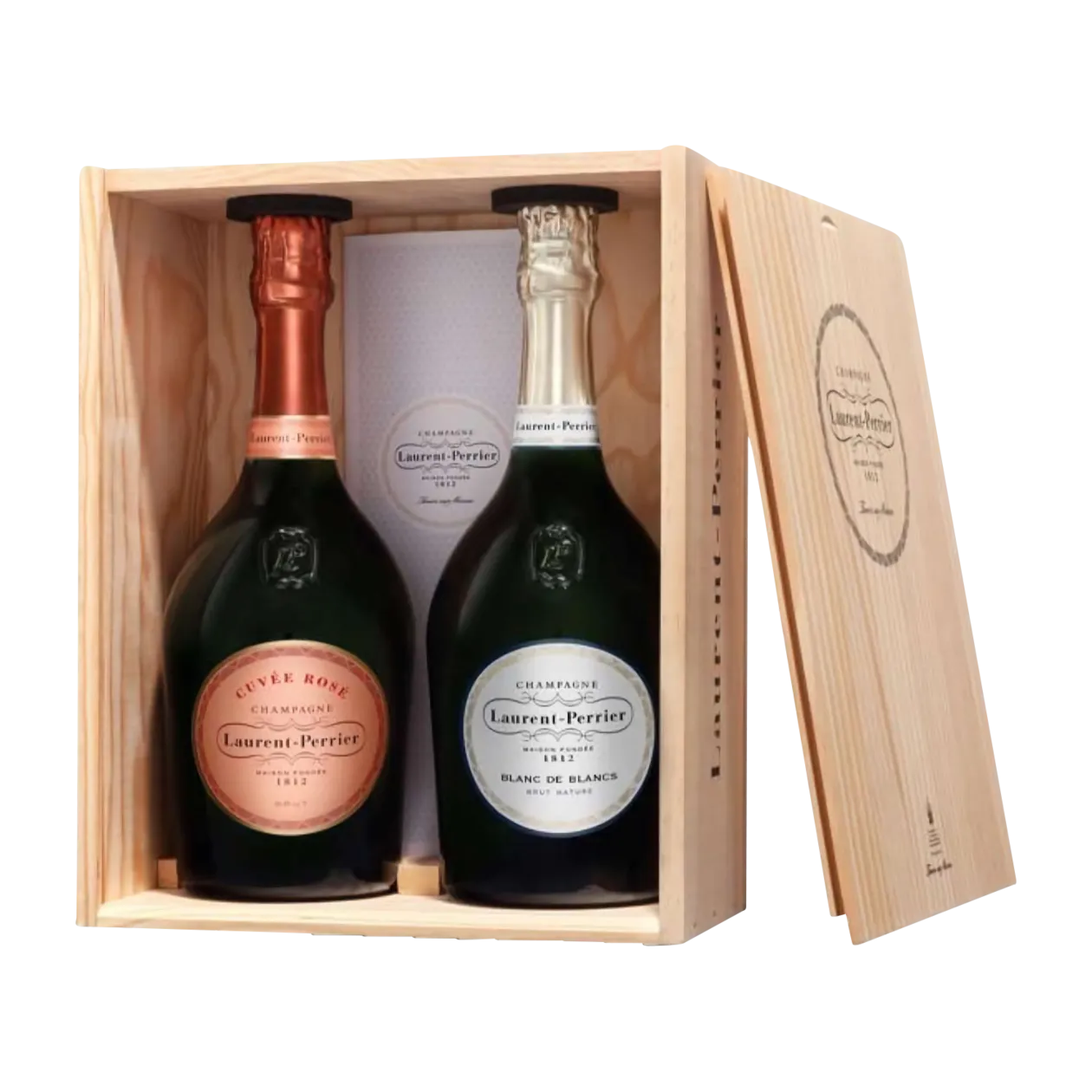 Laurent-Perrier Rosé & Blanc de Blancs, 2 Flaschen, Frankreich