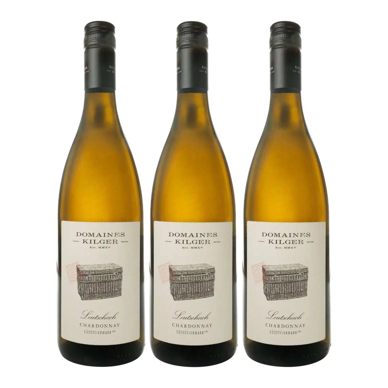 Domaines Kilger Leutschach Chardonnay Südsteiermark DAC 2021/2022, 3 bouteilles, Autriche