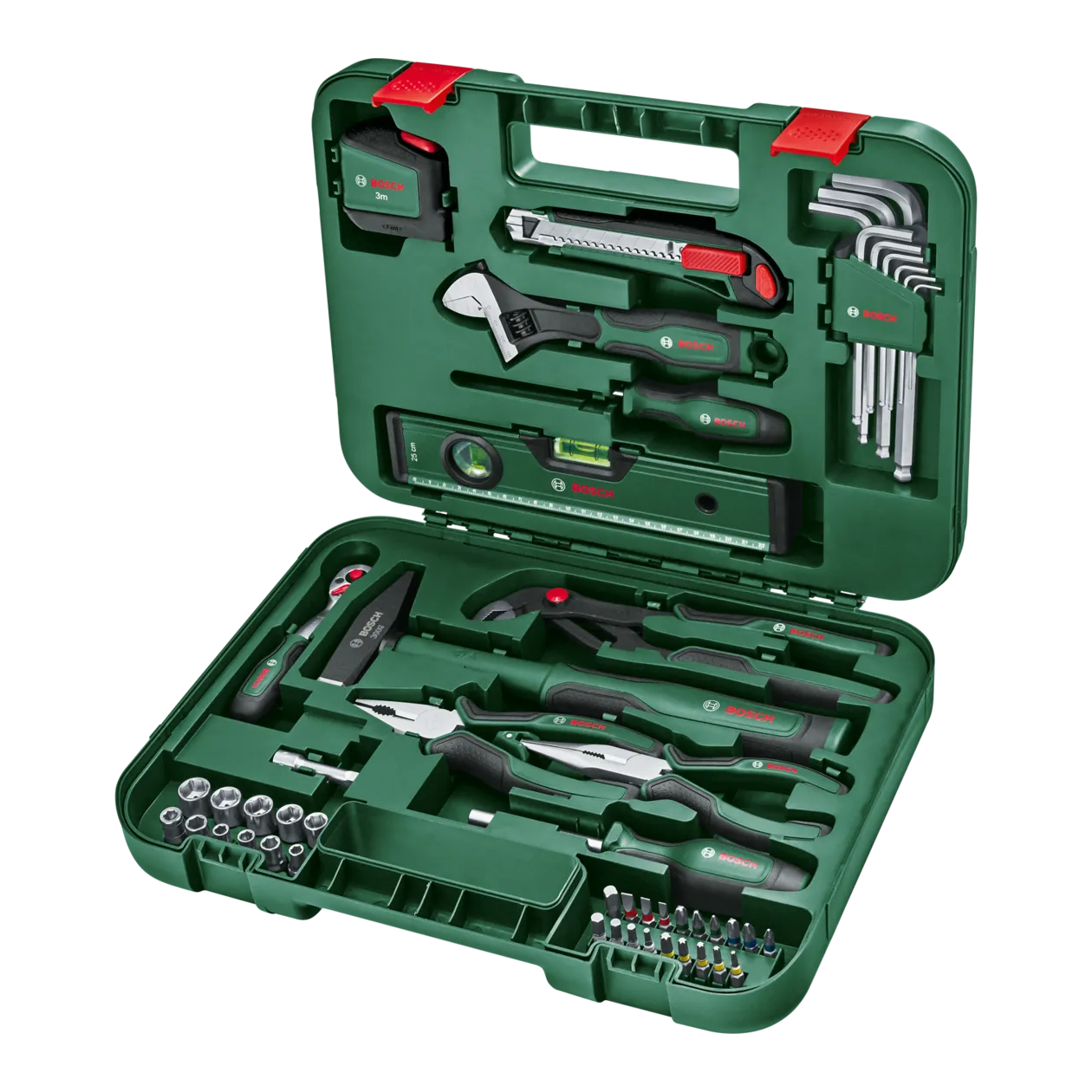 Bosch Advanced Werkzeugkoffer, 52-tlg., Forest Green