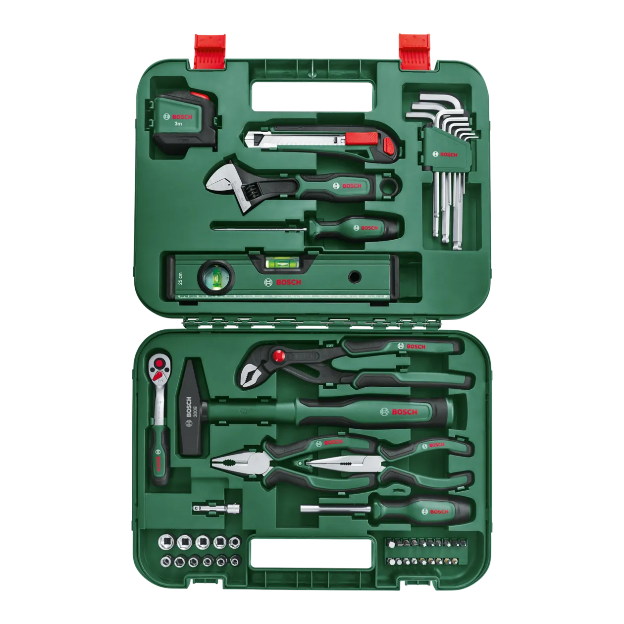 Bosch Advanced Werkzeugkoffer, 52-tlg., Forest Green