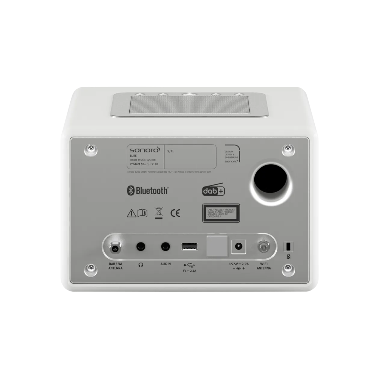 sonoro Elite Radio Internet avec lecteur CD, blanc