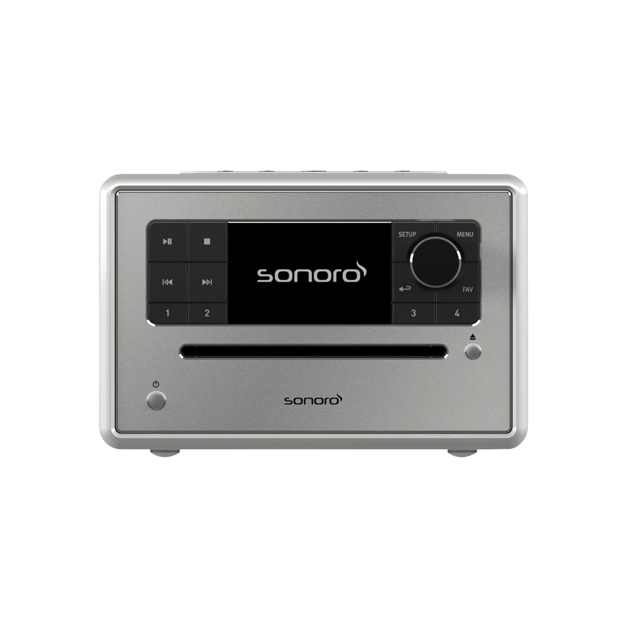 sonoro Elite Internet Radio with CD Player, Silver