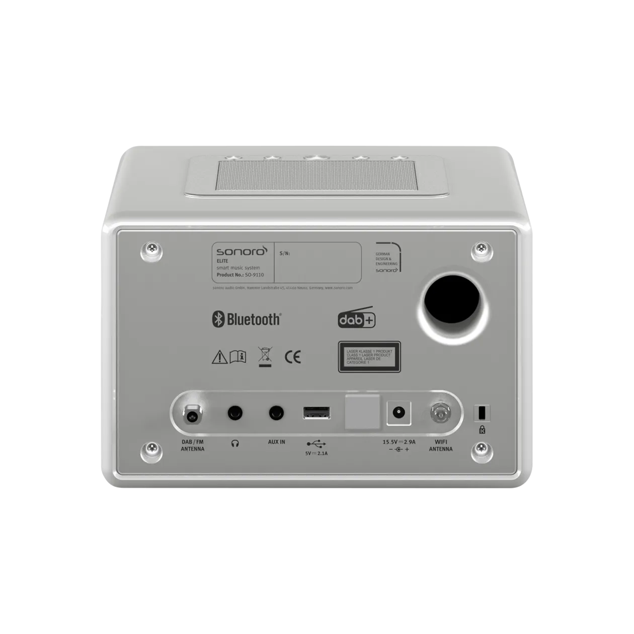 sonoro Elite Internet Radio with CD Player, Silver