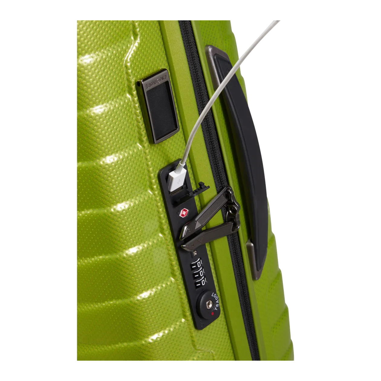 Samsonite Proxis Spinner 55 Trolley (Expandable), Lime