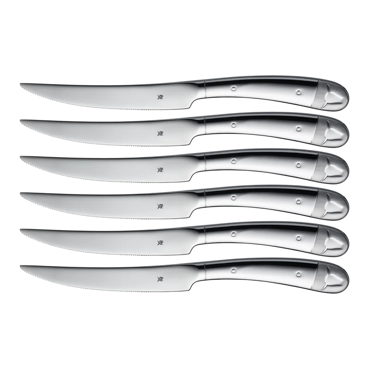 WMF Set di coltelli da bistecca, 6 pezzi, acciaio inox