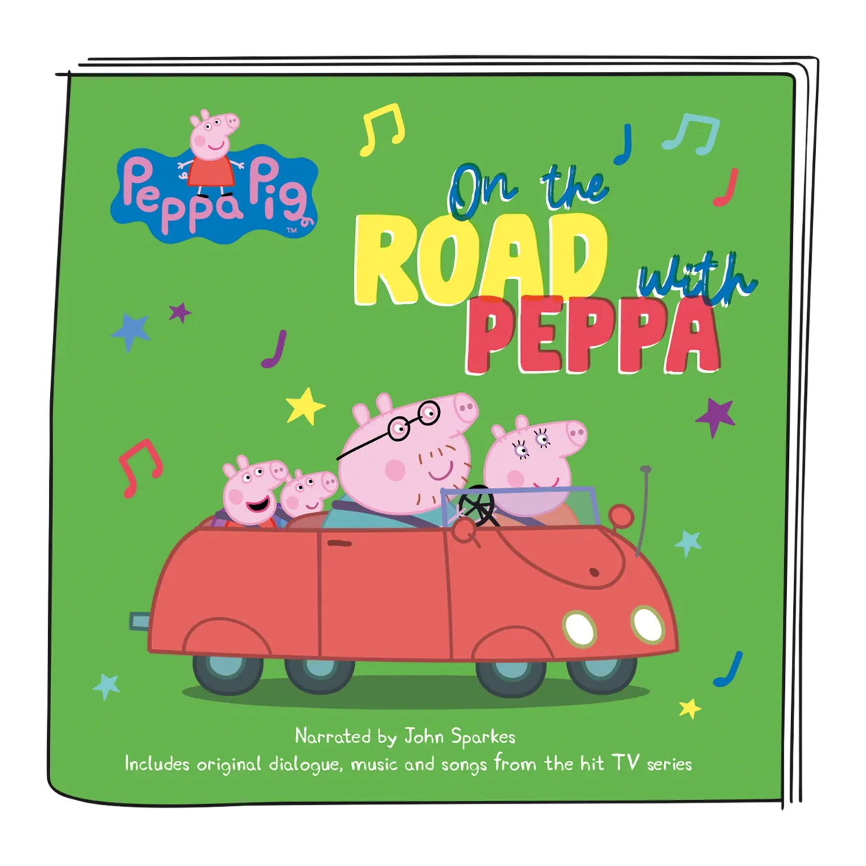 tonies® Peppa Pig "On the Road with Peppa" Audio Figure and Album (English)