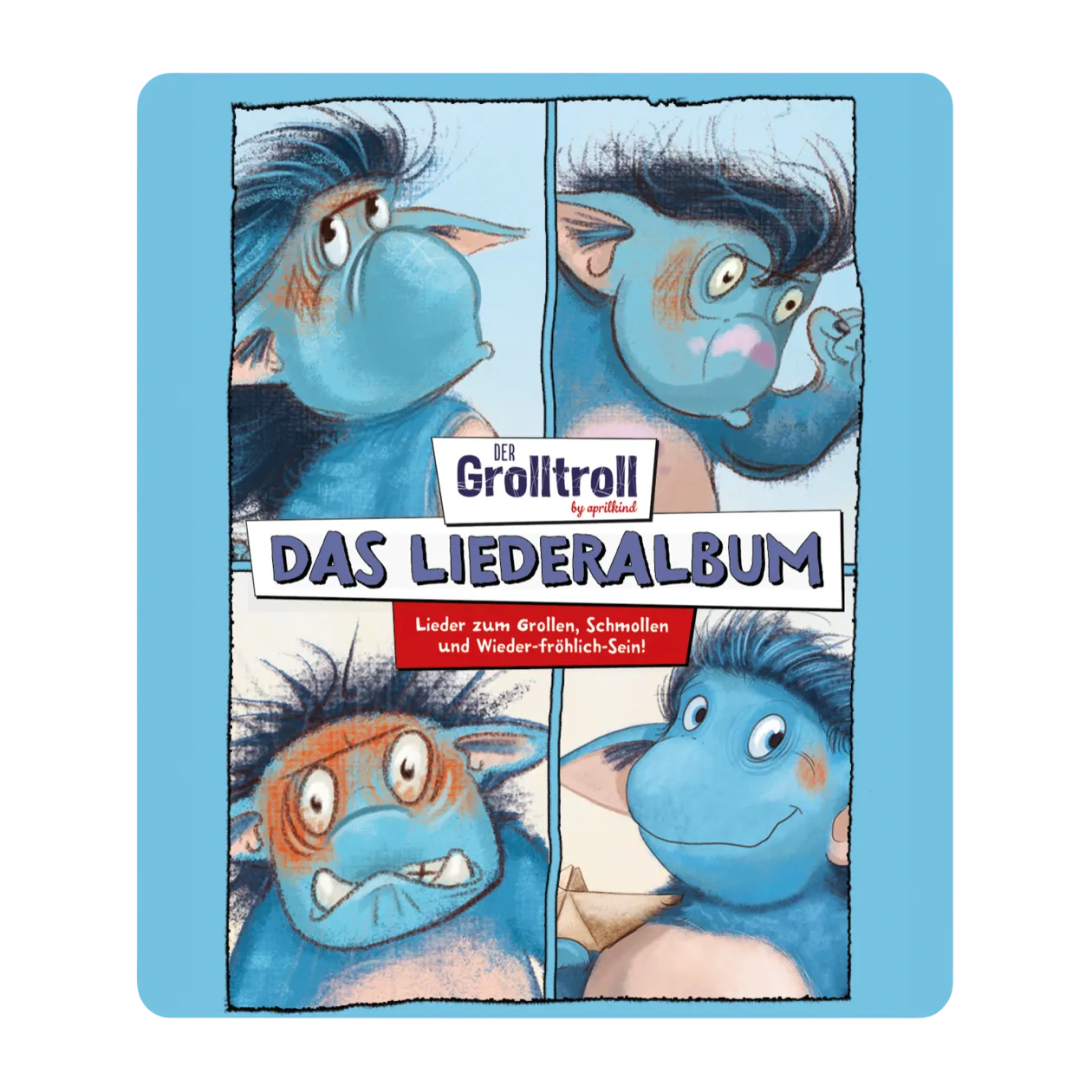 tonies® Der Grolltroll « Das Liederalbum » Figurine avec album de chansons (allemand)