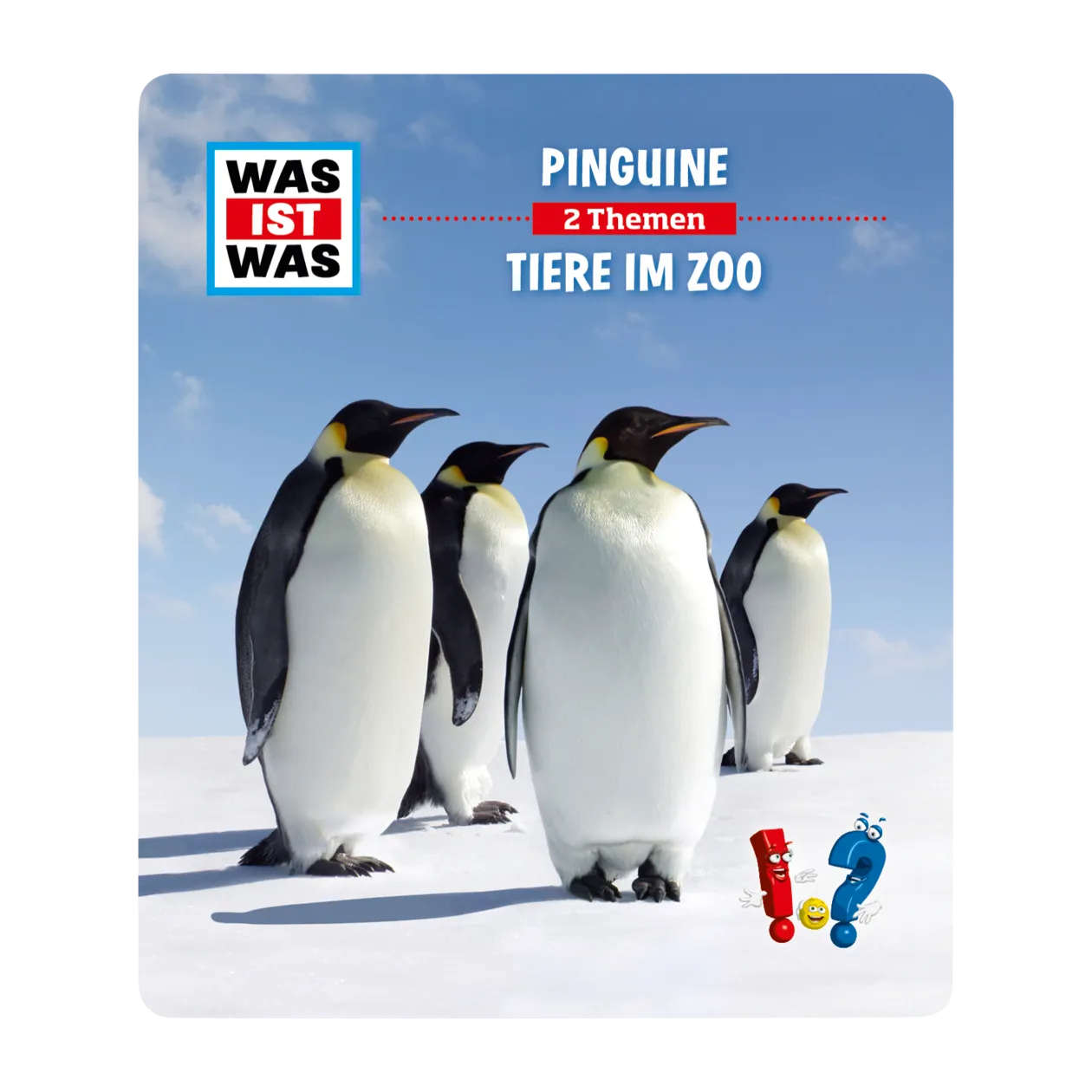 tonies® WHAT'S WHAT? "Pinguine" / "Tiere im Zoo" Audio Figure and Audio Book (German)