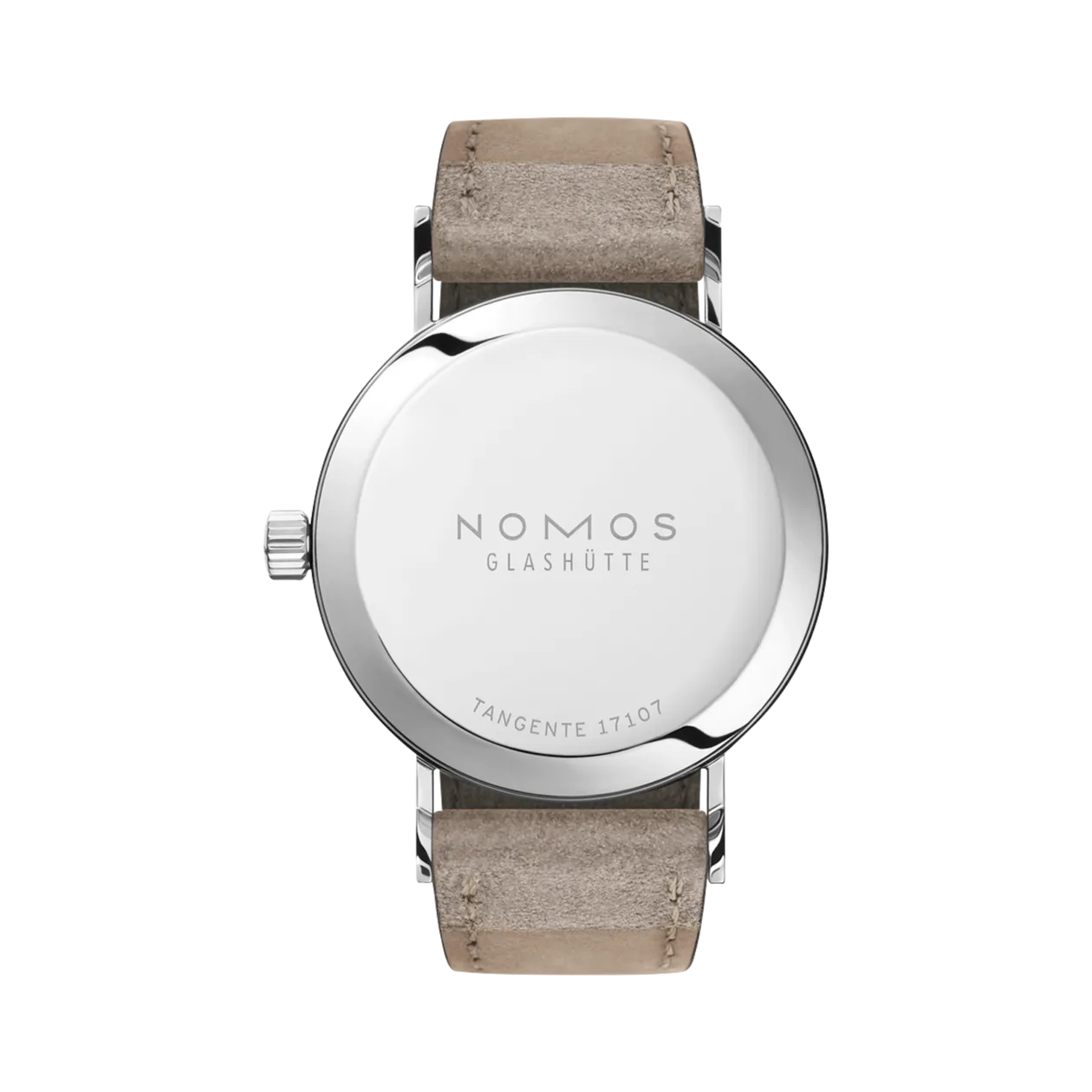 NOMOS Glash„tte Tangente 33 Duo Montre-bracelet, argent/blanc