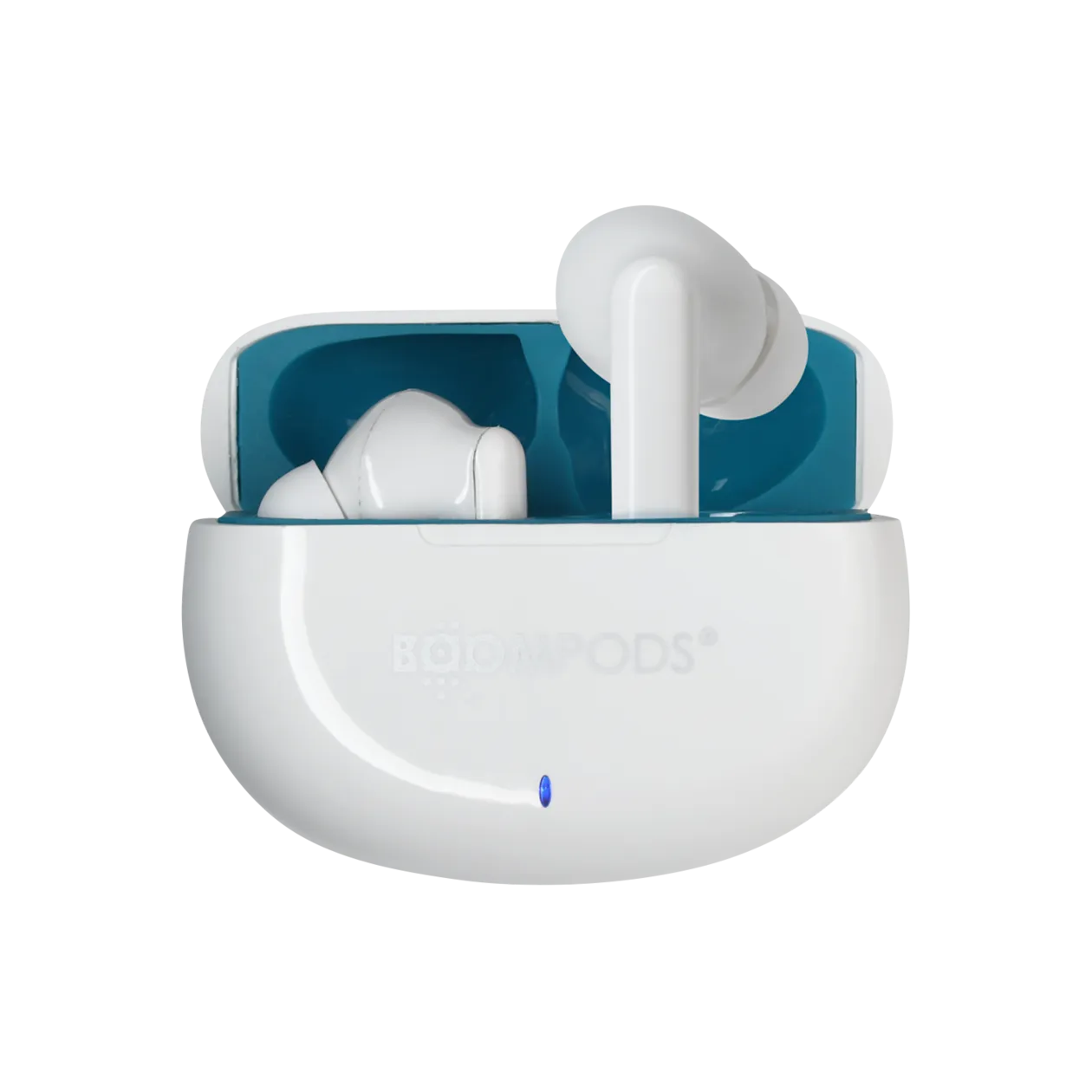 Boompods Tide Skim Écouteurs intra-auriculaires véritablement sans fil, blanc