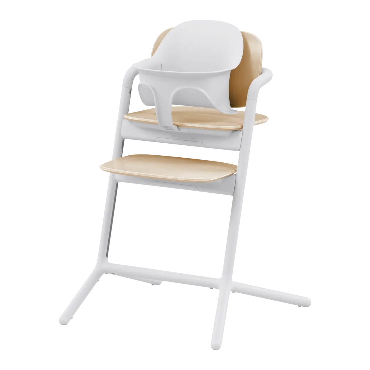 CYBEX LEMO Chair Highchair 4-in-1 Set, Sand White / White