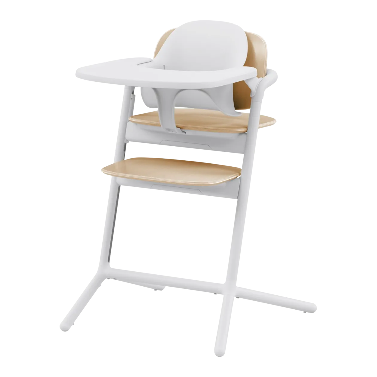 CYBEX LEMO Chair Highchair 4-in-1 Set, Sand White / White