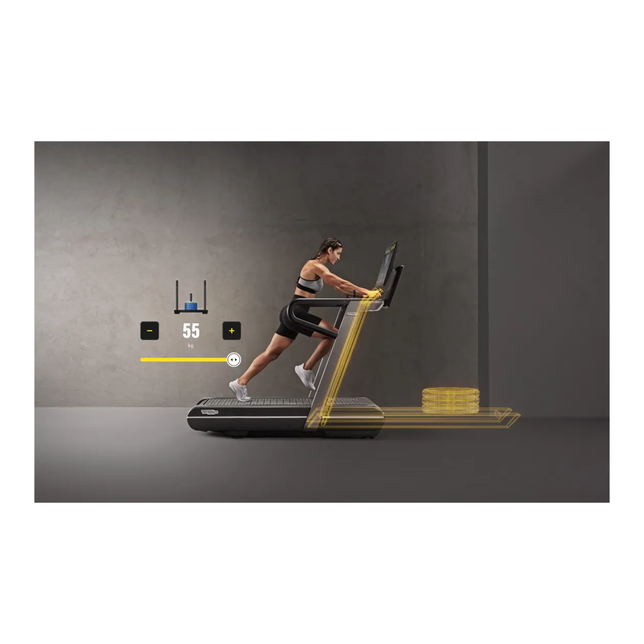 Technogym Run Tapis roulant, nero