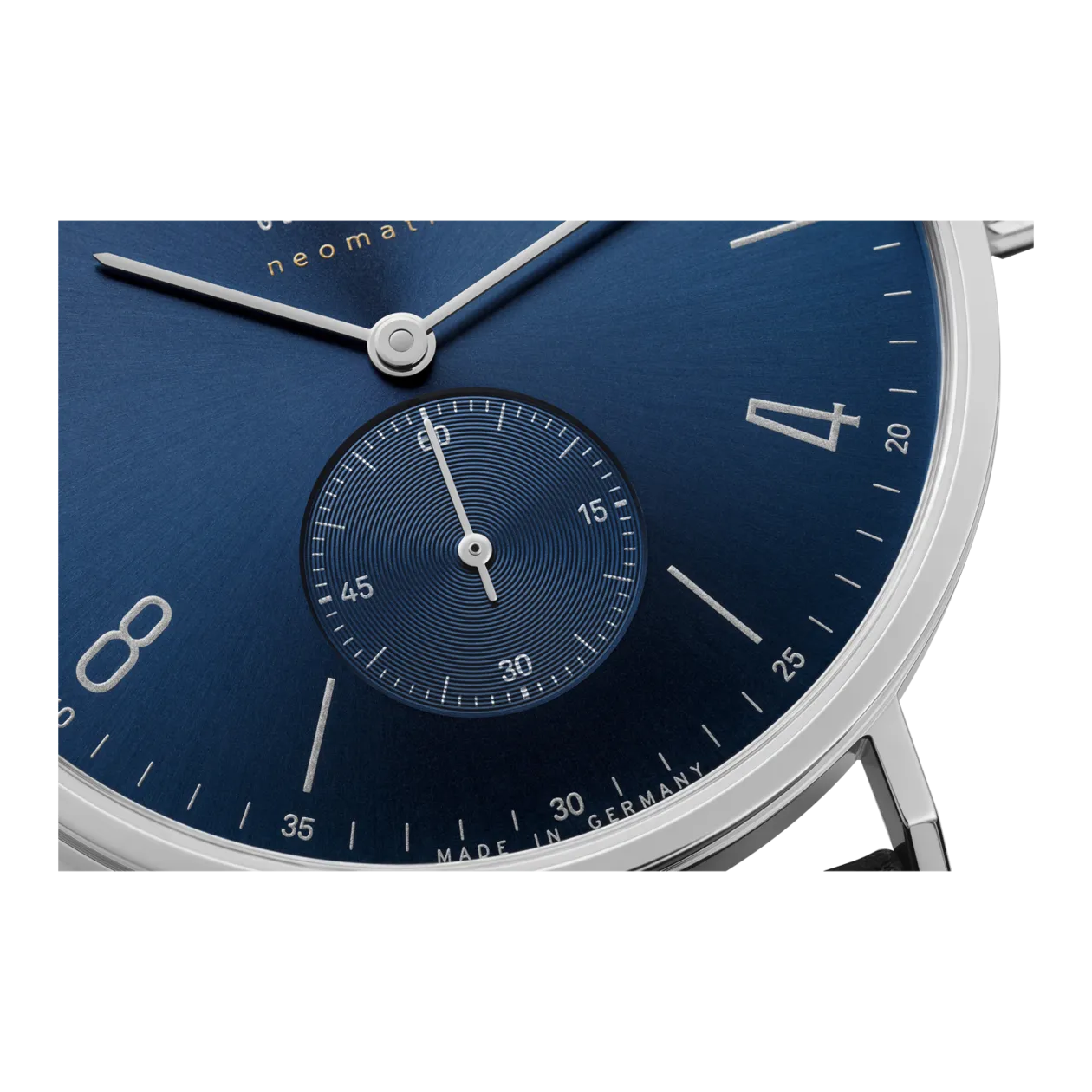 NOMOS Glashütte Tangente neomatik 39 blu oro Orologio automatico, blu/nero