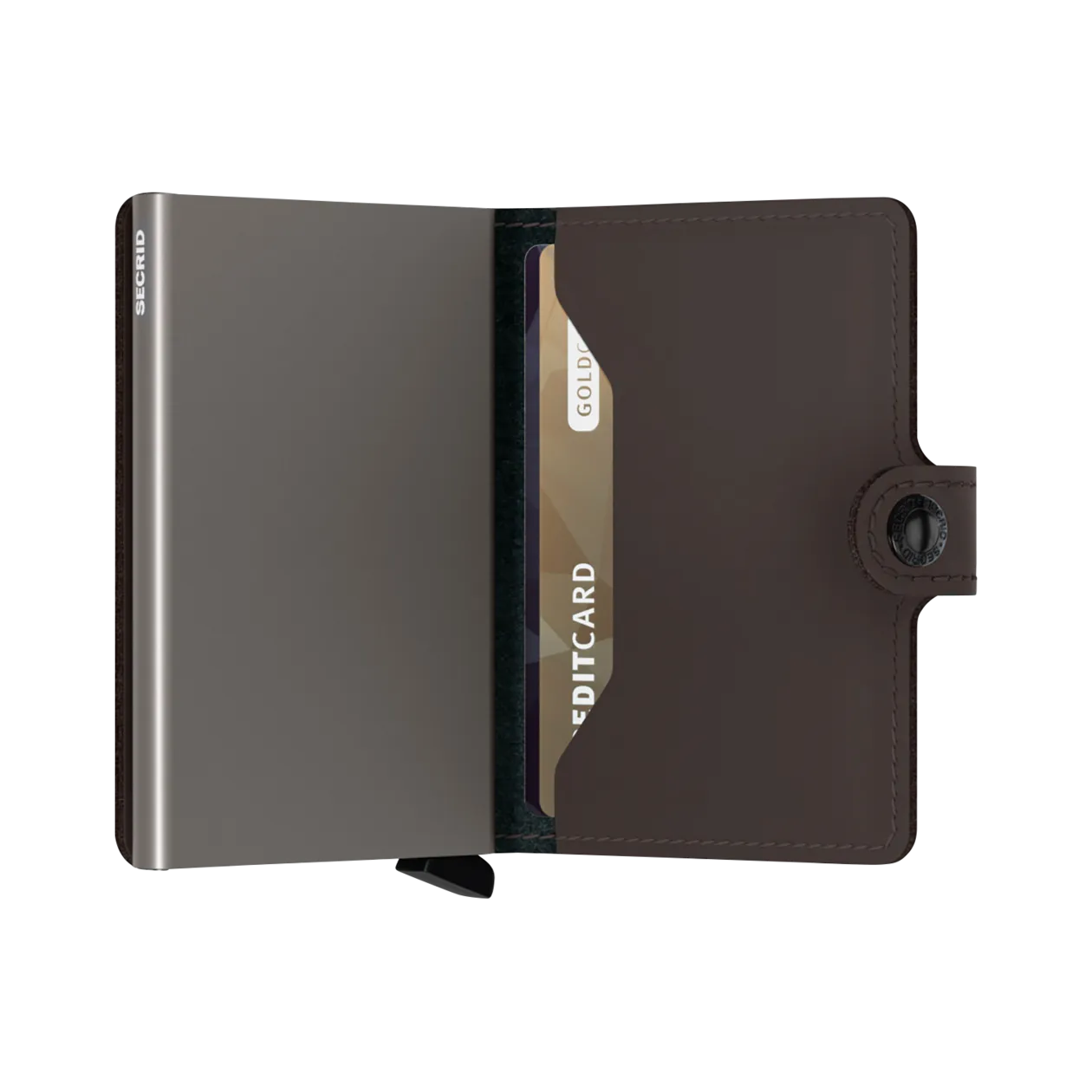 Secrid Miniwallet Porte-cartes, Matte Truffle