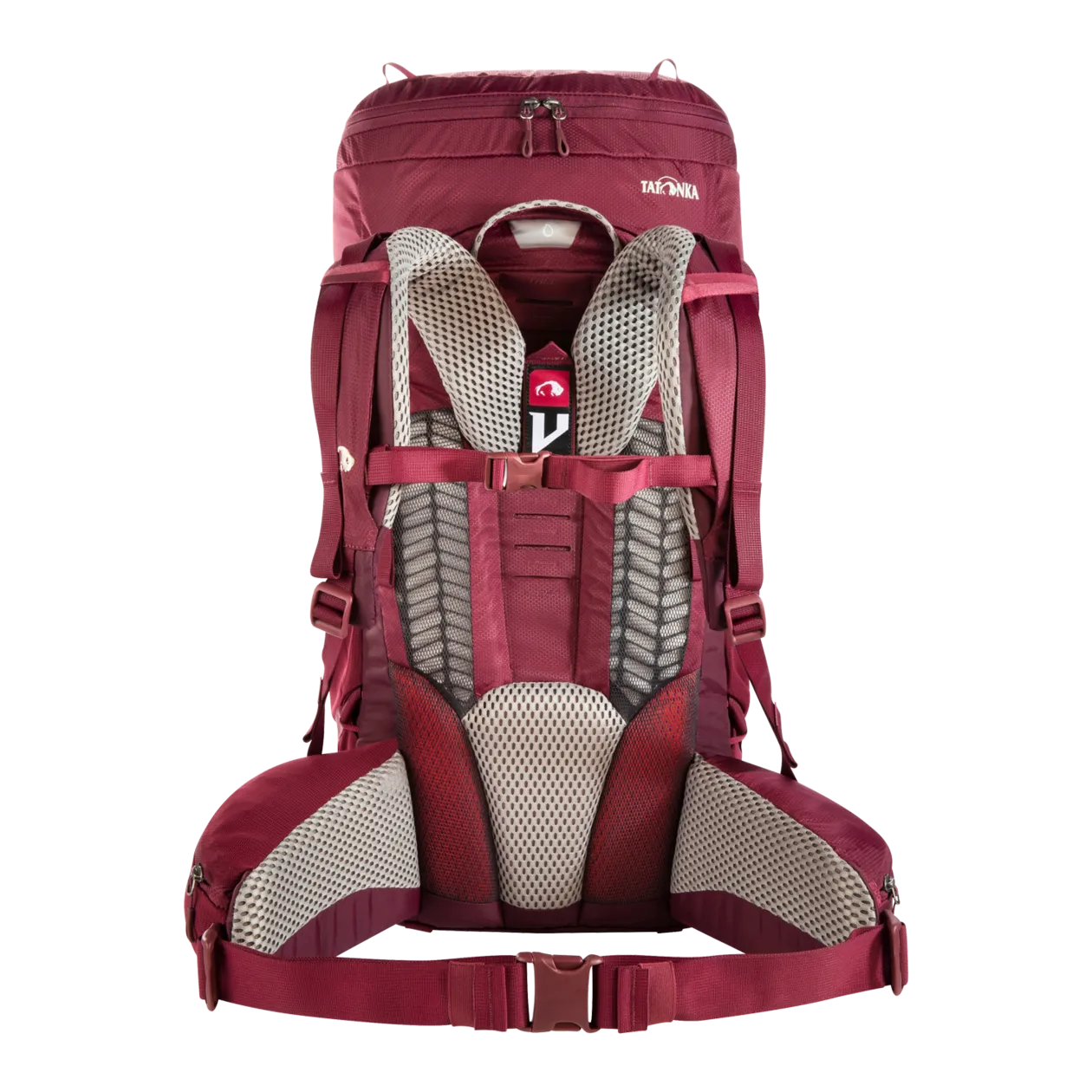 Tatonka Norix 44+10 Women Touring Backpack, Bordeaux Red / Red Dahlia