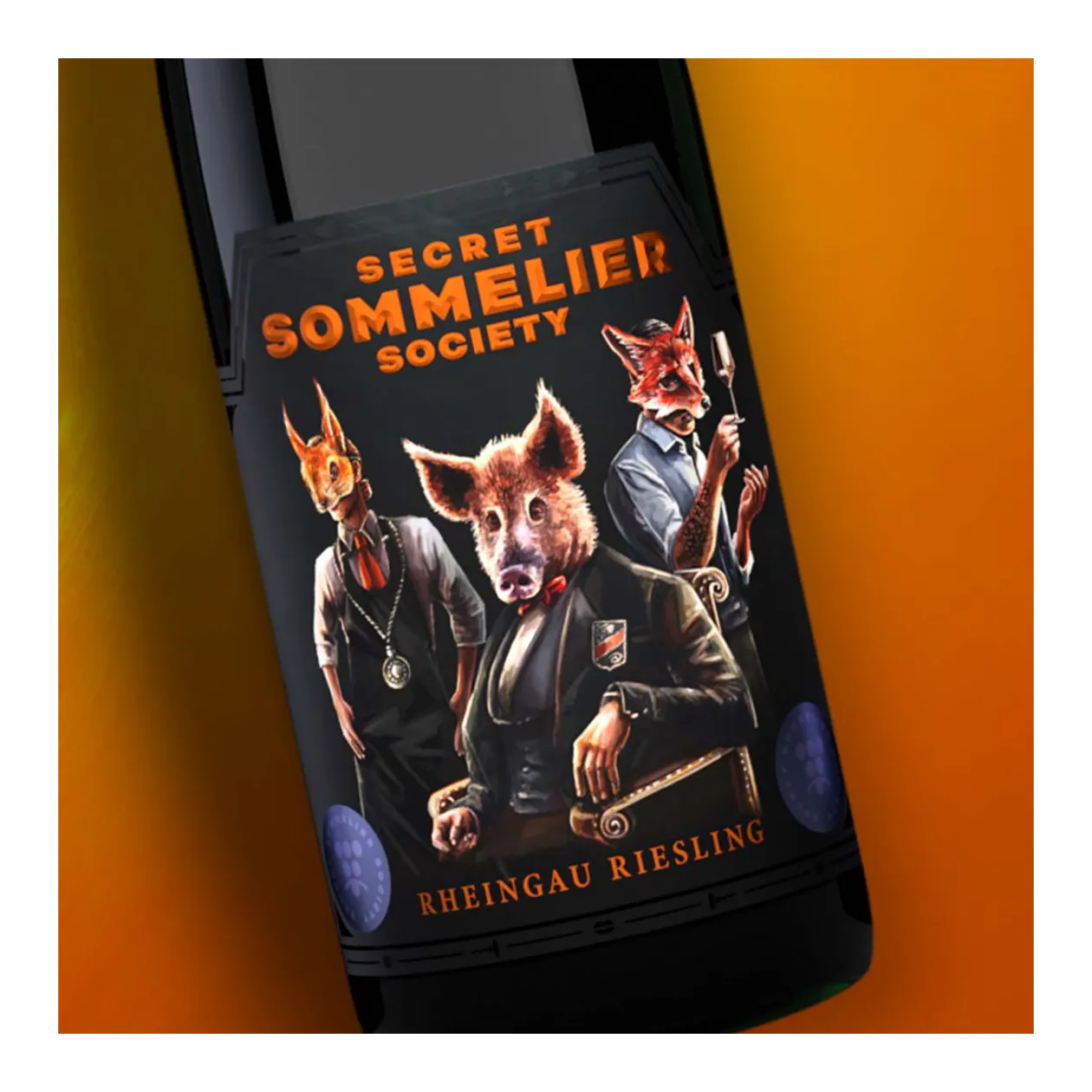 Secret Sommelier Society Rheingau Riesling 2018, 3 bottiglie, Germania