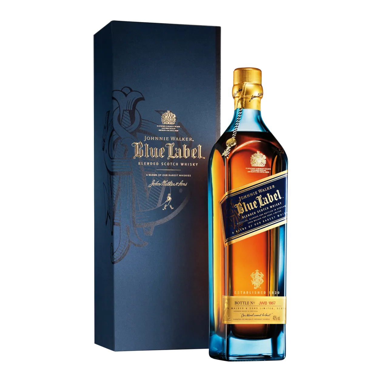 Johnnie Walker Blue Label Blended Scotch Whisky, 0,7 l, 40,0 % vo