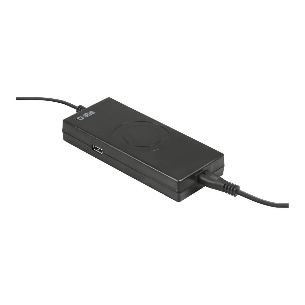 SBS Notebook Power 90 W Notebook Adapter with 12 Connectors, Black