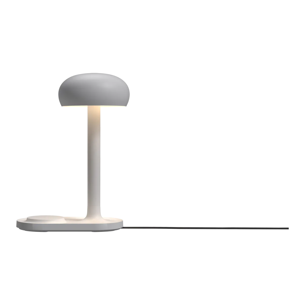 Eva Solo Emendo Lampe de table avec surface de chargement QI, gris