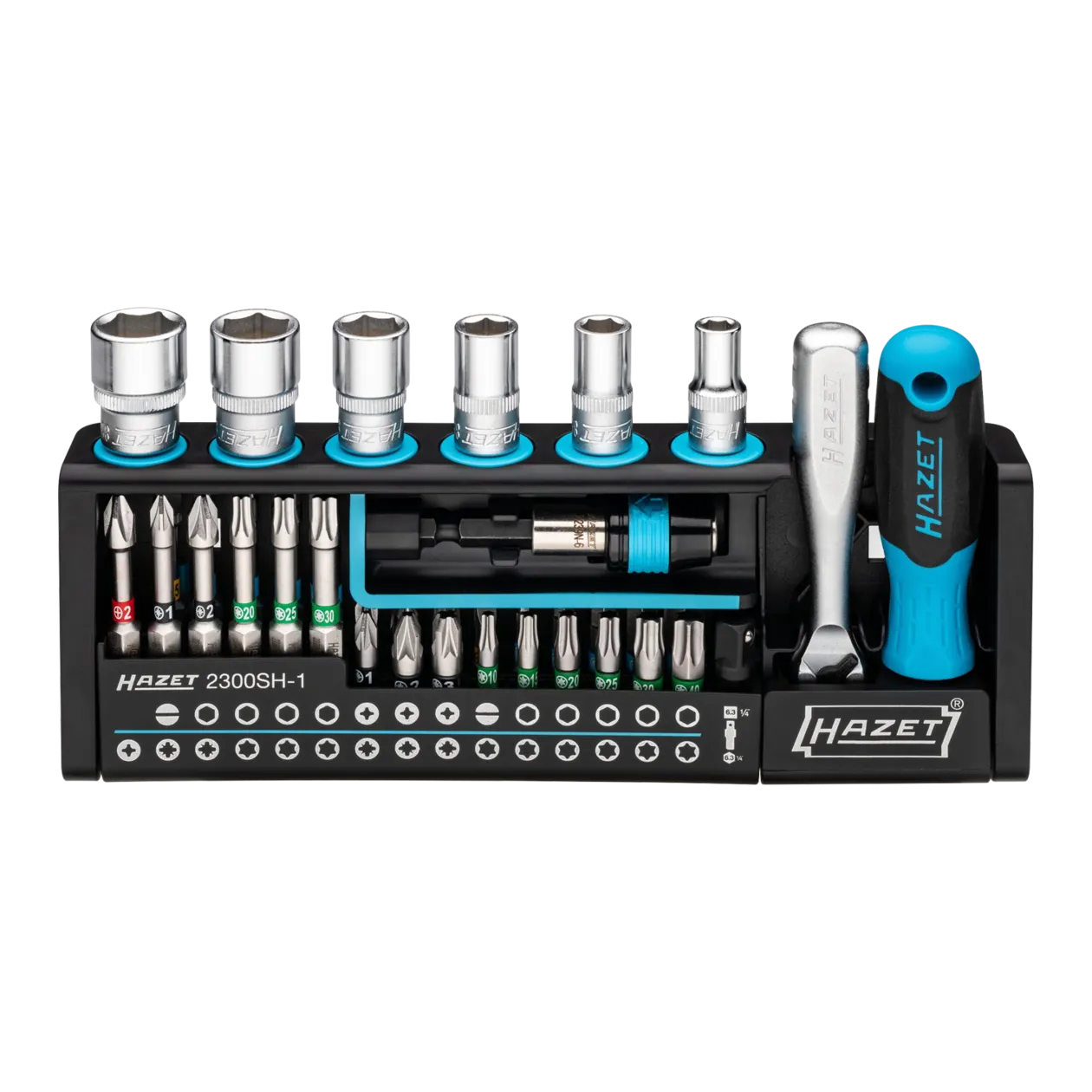 HAZET SmartHolder Kit d'outils, 39 pièces, bleu