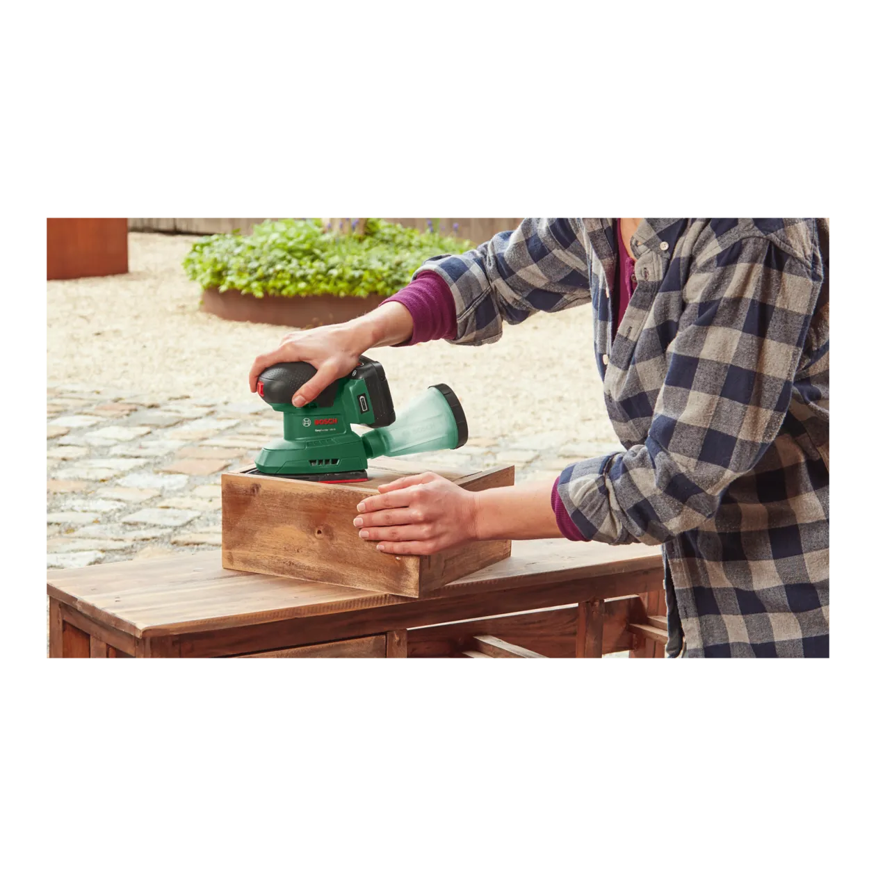 Bosch EasySander 18V-8 Cordless Multi-Sander, Classic Green