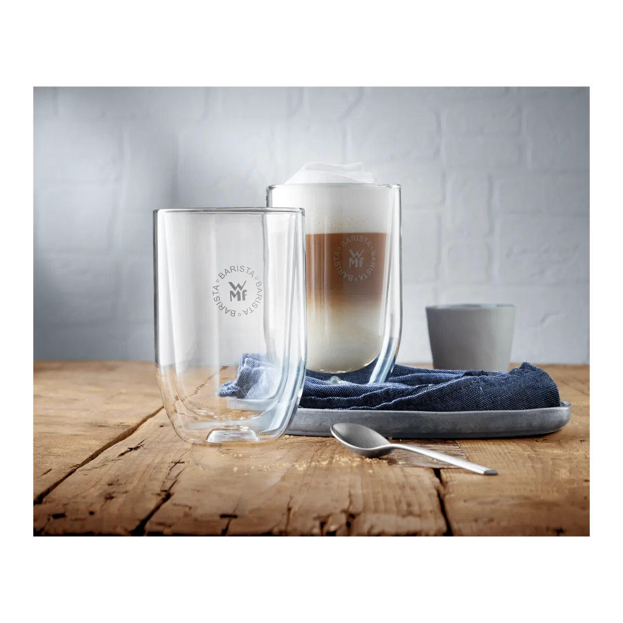 WMF Barista Latte Macchiato Ensemble de verres, 2 pièces, transparent