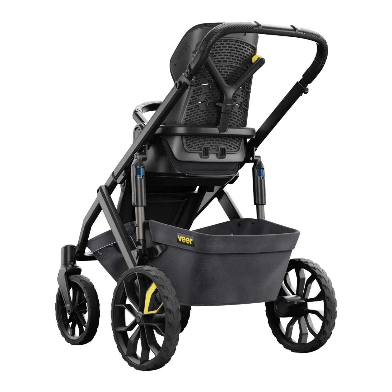 Veer Switchback &Roll Stroller Frame, Dark Grey / Black